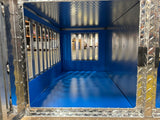 Dog Box 55478 Hunter Series Shallow Double Compartment with Top Storage / 38 W X 36 D X 26 H / Shallow / All Season Vents / Diamond Tread Aluminum / Owens Products Hunter Series Owens Products