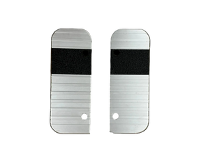 Running Board End Caps TranSender Extruded Aluminum Nickel Owens Products C7000EC End Caps Owens Products