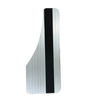 Mud Flaps Owens Classic Aluminum Mudflaps / Moon Cut / Extruded Aluminum / Universal Fit / 6.5 x 16 / Nickel / Owens Products Running Board Owens Products