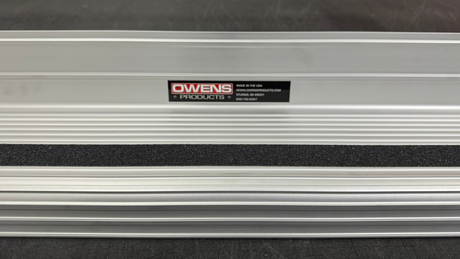 Running Boards Classic Series Extruded 4 Inch 19-Current Ram 1500/2500/3500 Crew Cab Aluminum Nickel Owens Products Running Board Owens Products