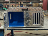 Dog Box 55017 Hunter Series Double Compartment / 37 W x 30 D x 19.75 H / ATV UTV SUV / Standard Vents / Diamond Tread Aluminum / Owens Products