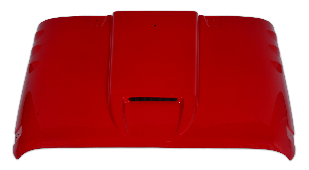 Venum II Performance Hood / Fiberglass / Grey Primer Gelcoat / Jeep JK & JKU / 2007-2018 / Owens Products / J15003