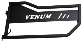 Venum Doors / Tubular Doors / Textured Black / Jeep JL & JLU Wrangler Front Door Kit / 2018-Current / Owens Products / JL15007 Venum Owens Products