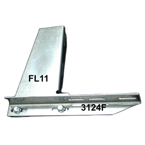Running Board Mounting Bracket Kit For Transender Running Boards 99-16 Ford F250/F350/F450/F550 Standard Cab Heavy Gauge Steel Silver Owens Products Running Board Owens Products