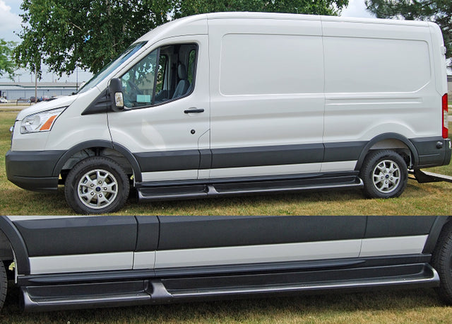 Running Boards 14-Current ProMaster 34 Inch Driver Side Only Boards Only / TPO Molded Boards / Owens Factory Boards Custom TPO / 6839-01 / Owens Products Running Boards Owens Products