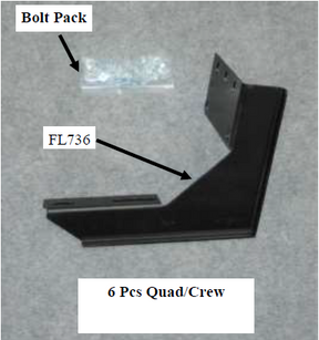 Bracket Kit For OC7490EC1390, OC7490ECB1390 & OC8490EC1390 / RAM 1500 Quad/Crew Cab / 2019-Current / 10-1390 / Owens Products Bracket Kit Owens Products