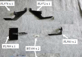 Bracket Kit For 68021-01 / 10-1458 / Owens Products Bracket Kit Owens Products