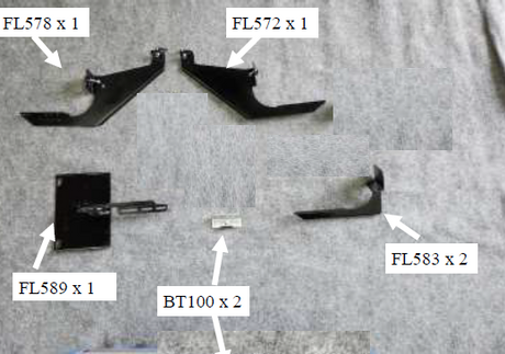 Bracket Kit For 68021-01 / 10-1458 / Owens Products Bracket Kit Owens Products