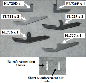 Bracket Kit For 823671380 / RAM ProMaster / 2014-Current / 10-1380 / Owens Products Bracket Kit Owens Products