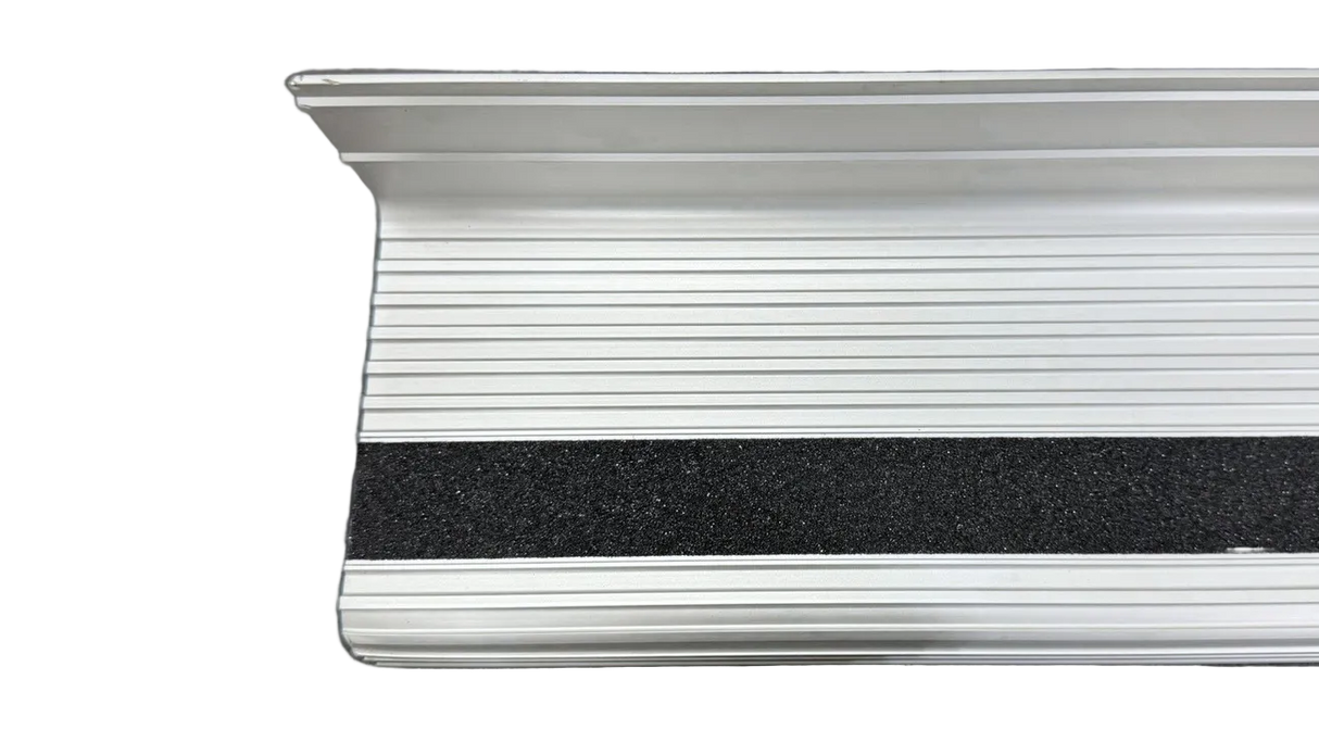Running Boards Classic Series Extruded 4 Inch 19-Current Ram 1500/2500/3500 Crew Cab Aluminum Nickel Owens Products Running Board Owens Products