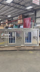 Dog Box 55075V Hunter Series Triple Compartment / 58 W X 40 D X 20 H / Side Vents & All Seasons Rear Vents / Diamond Tread Aluminum / Owens Products