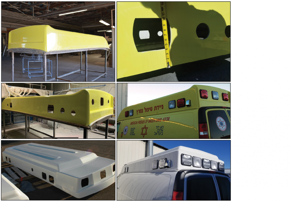 Fiberglass Ambulance Tops