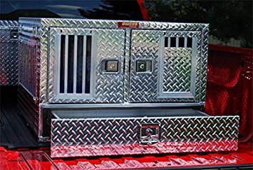 Diamond plate best sale dog box