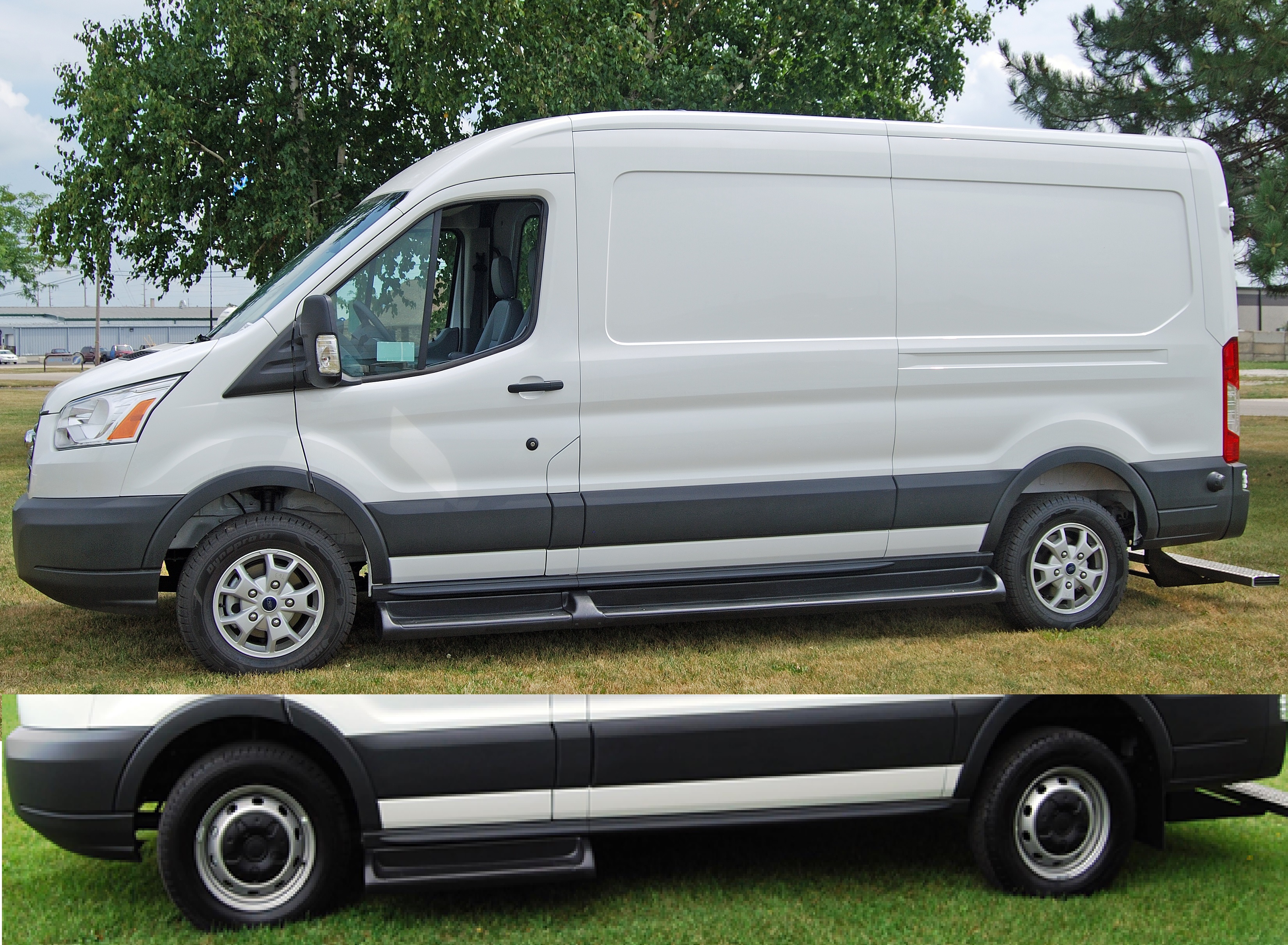 ford transit 350 running boards