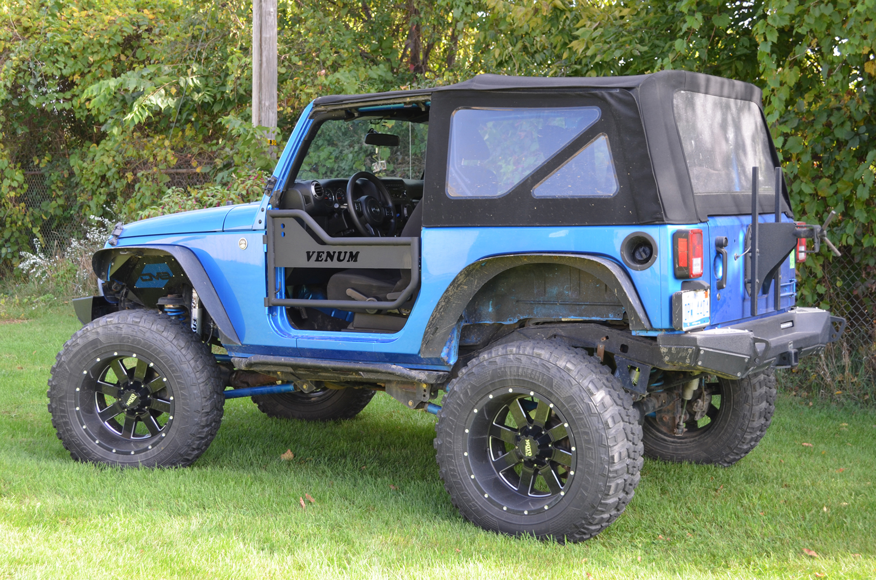 Jeep Performance Venum JK Tube Doors / Front Doors | Rear Doors / 07-18 Jeep Wrangler JK and JKU / Black / Owens Products | Owens Products Jeep Performance Venum JK Tube Doors / Front Doors | Rear Doors / 07-18 Jeep Wrangler JK and JKU / Black / Owens Products | Owens Products