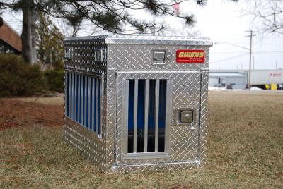 Dog Box 55065 Hunter Series Single Compartment with Top Storage All Seasons Vents Diamond Tread Aluminum Owens Owens Products