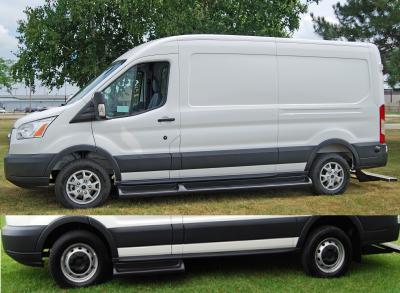 2017 ford transit side step clearance
