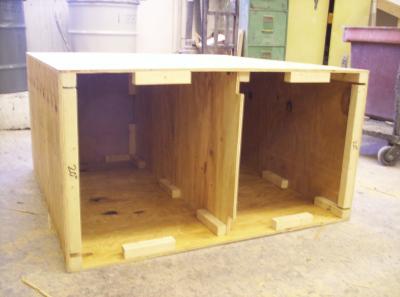 Homemade truck dog box hot sale