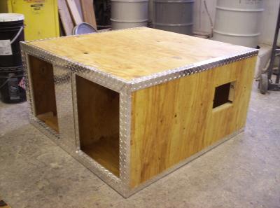 Diy truck hot sale bed dog kennel
